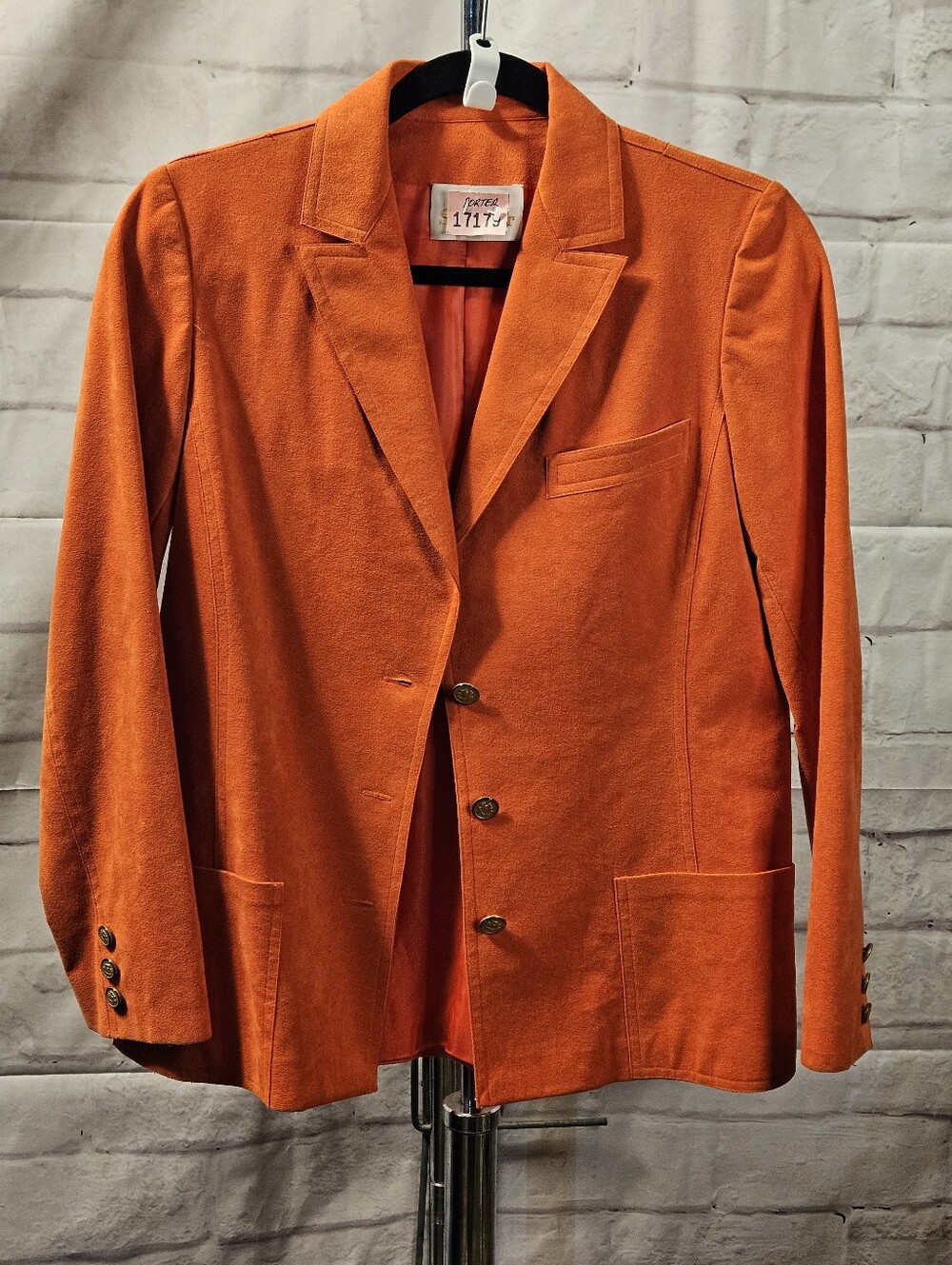 Abe Schrader Vintage faux suede jacket and Matching Skirt With Pockets
